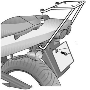 Kawasaki Zr 750 [SHAD] - Top Master mounting kit - Kawasaki