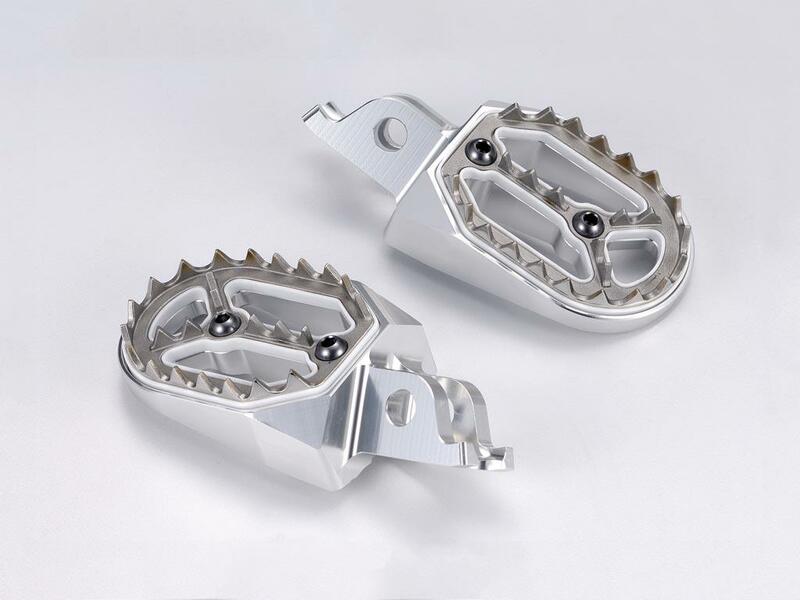 Gas Gas Ec 200 [BIHR] - Footrests BIHR Evolution silver