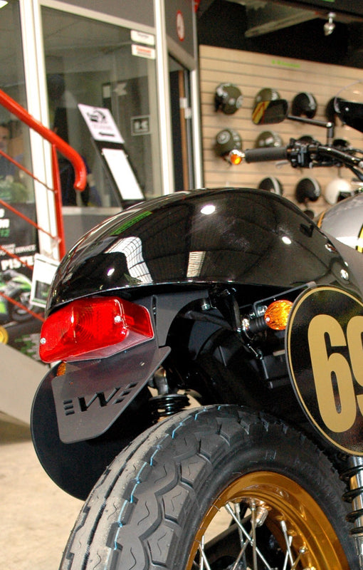 Kawasaki W 650 [ACCESS DESIGN] - Kennzeichenhalter Radlauf schwarz Kawasaki W800