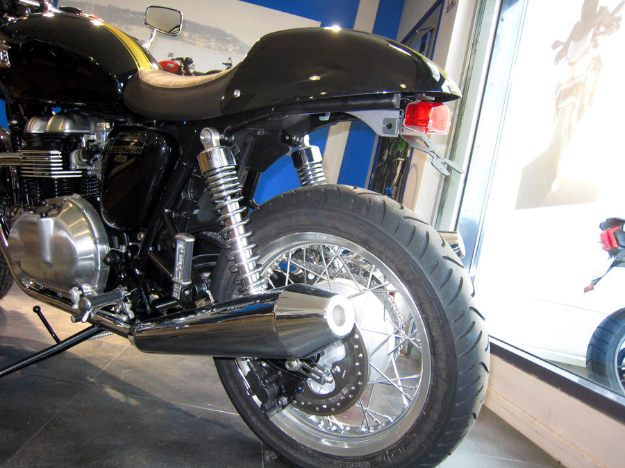 Triumph Bonneville 900 T 100 Black ABS [2017-2021] - Kennzeichenhalter Radlauf schwarz Triumph Bonneville 900