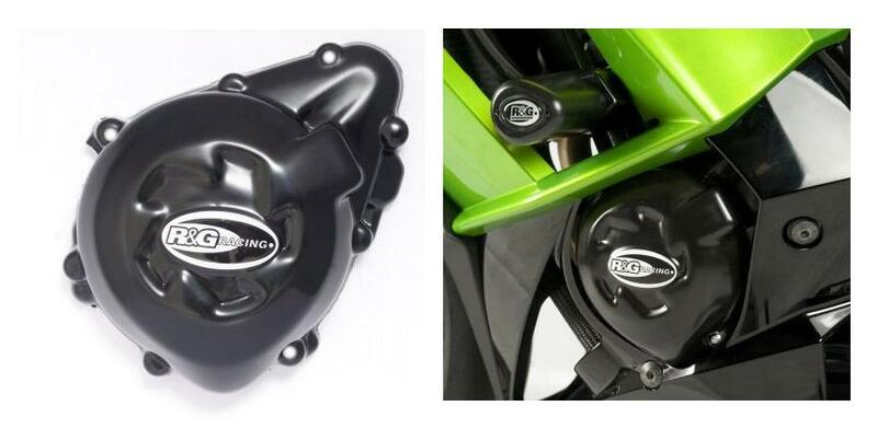 Kawasaki Z 1000 ZR1000F [2014-2016] - Linke Kurbelgehäusedeckelschutz Schwarz Kawasaki Z1000/SX