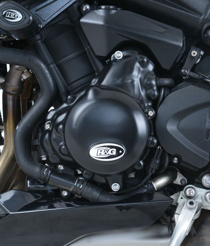 Triumph STREET TRIPLE 765 RS ABS [2021] - Linker Kurbelgehäusedeckelschutz Schwarz Triumph