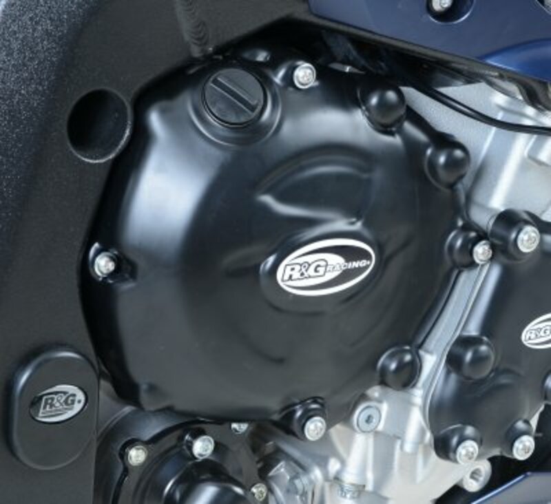 Bmw S 1000 RR ABS 0524 [2012-2014] - Motorgehäusedeckelschutz-Set Schwarz BMW HP4/S1000R/RR