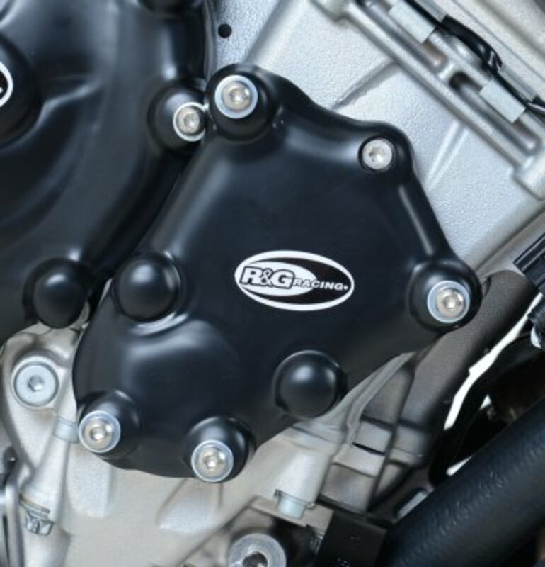 Bmw S 1000 RR ABS 0524 [2012-2014] - Motorgehäusedeckelschutz-Set Schwarz BMW HP4/S1000R/RR