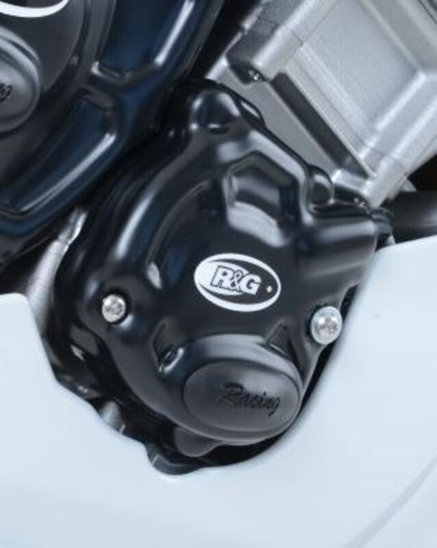 Yamaha MT-10 ABS RN45 [2016-2021] - Race Series Schwarz Rechts (Ölpumpe) Motorgehäusedeckelschutz Yamaha R1/R1M