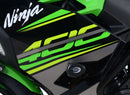 Kawasaki Ninja 500 [2024-2025] - Aero crash pad white Kawasaki Ninja 400/Z400