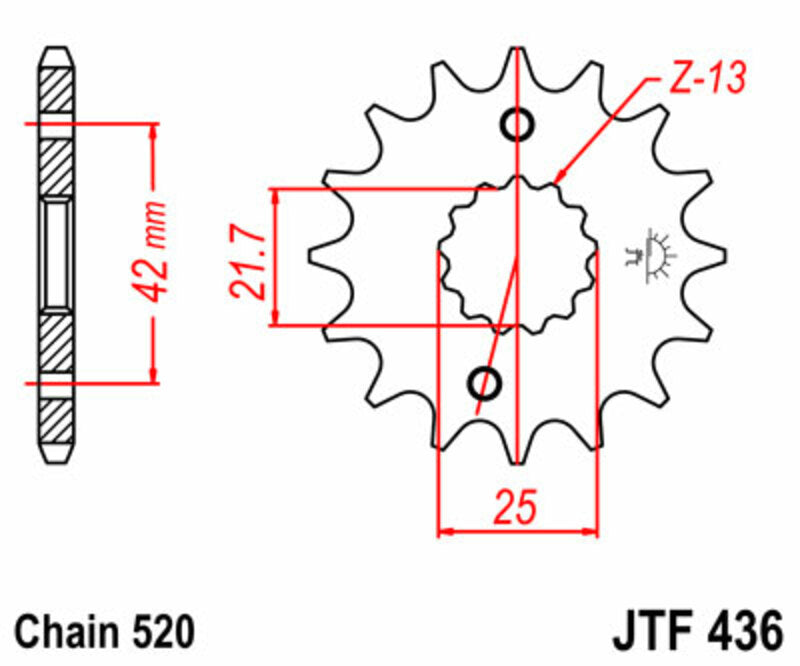 Suzuki RG 250 Gamma [Jt Sprockets] - motorcycle litter