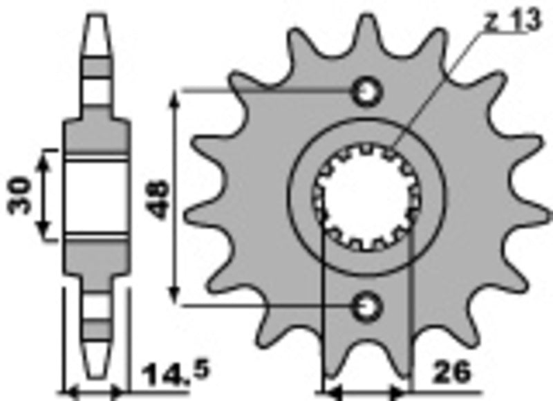 Honda CBX 750 F [PBR] - Standard Stahlritzel vorne