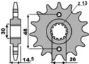 Honda CBX 750 F [PBR] - Standard Stahlritzel vorne-1