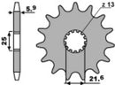 Yamaha MT -03 RM31 [PBR] - Standard steel pinion at the front-2