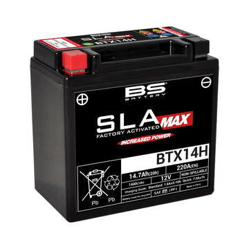 Moto Guzzi V 7 Café Classic [BS BATTERY] - SLA Max Maintenance Free Battery Factory Activated - BTX14H