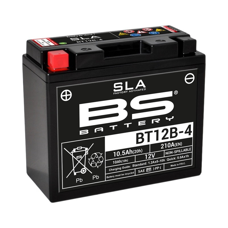Yamaha Tdm 900 [BS BATTERY] - SLA Maintenance Free Battery Factory Activated - BT12B-4