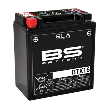 Kawasaki Vn 1600 Mean Streak [BS BATTERY] - SLA Wartungsfreie Batterie Werkseitig aktiviert - BTX16