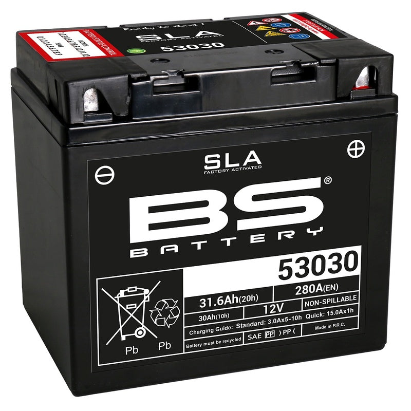 Moto Guzzi Sp 1000 [BS BATTERY] - SLA Maintenance Free Battery Factory Activated - 53030