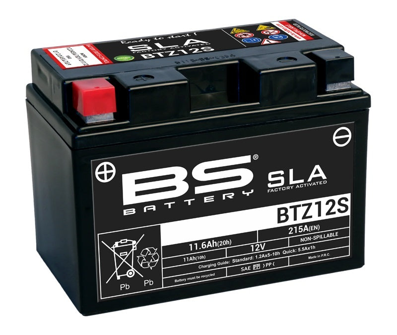 Honda Vfr 800 X Crossrunne [BS BATTERY] - SLA Wartungsfreie Batterie Werkseitig aktiviert - BTZ12S