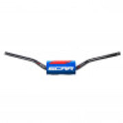 Kawasaki Kmx 125 Mx 125 B [SCAR] - Lenker Schwarz/ Pad Blau