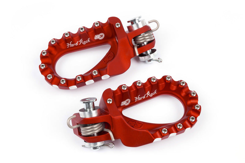 Ktm Exc 200 [S3] - Hard Rock Enduro footrests aluminum red