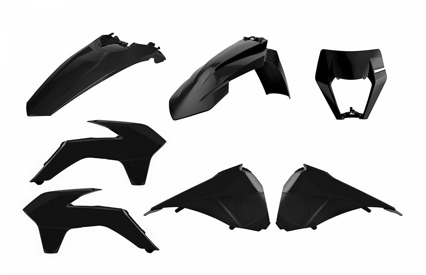 KTM 250 EXC-F SIX Days [2014-2016] - Enduro Restyling Plastic Kit Black KTM EXC