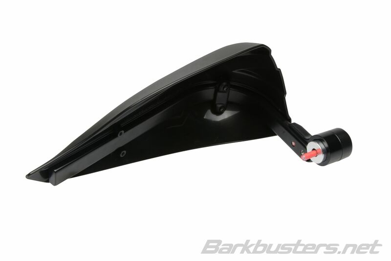 Kawasaki Z Electric [BARKBUSTERS] - Storm Hanguads Set Einpunkt-Klemmhalterung-Lenkerende Schwarz