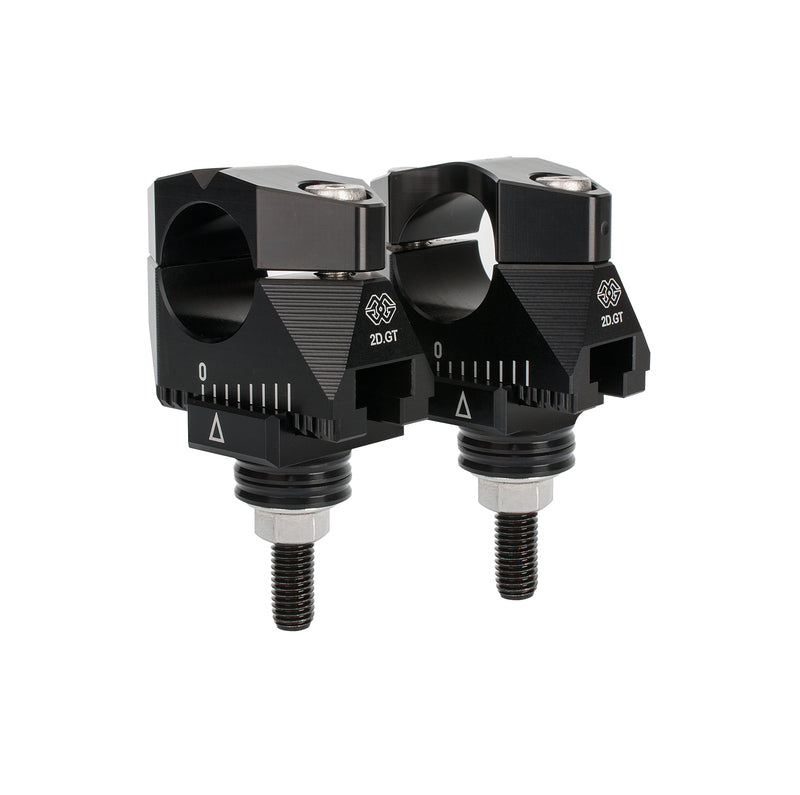 Indian Ftr 1200 [GILLES] - 2DGT Adjustable Handlebar Mounts Black Indian FTR1200