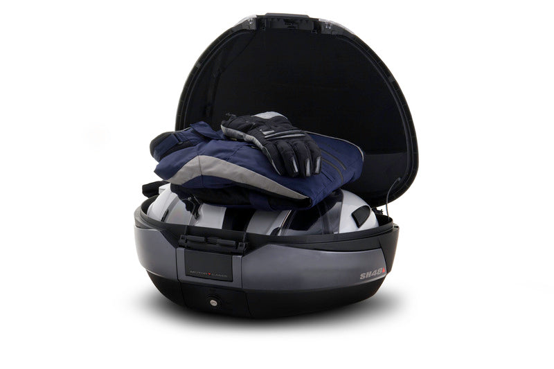 Honda Z 125 [SHAD] - SH48 DG Top Case + Backrest Dark Gray