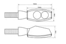 Yamaha R125 YZF-R125 [HIGHSIDER] - CNC LED Blinker-5