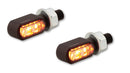 Yamaha R125 YZF-R125 [HIGHSIDER] - CNC 3in1 LED Rück-, Bremslicht, Blinker Little Bronx-4