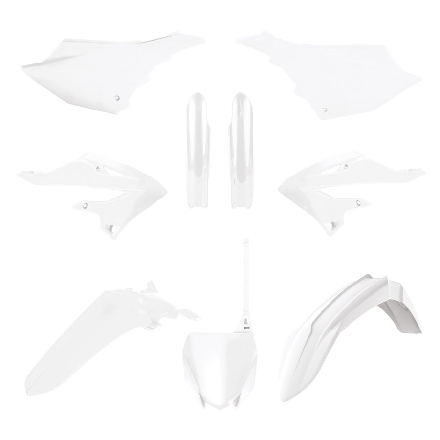 Yamaha YZ 250 (CG 23) [2022-2023] - Plastik-Kit Weiß Yamaha YZ125/250