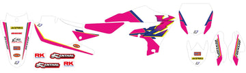 Yamaha YZ 450 F (CJ 23) [2019-2021] - Retro Complete Graphic Kit - Yamaha YZF 450