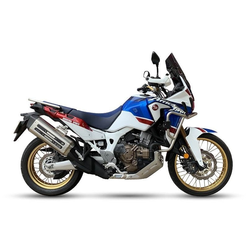Honda Crf 1000 [IXIL] - MXT Endtopf Edelstahl / Endkappe schwarz - EH6082SS