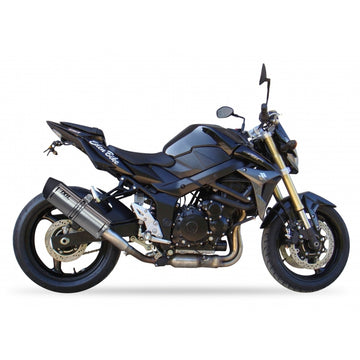 Suzuki Gsx-S 750 [IXIL] - Hexoval end pot stainless steel / end cap stainless steel black - OS8062VSE