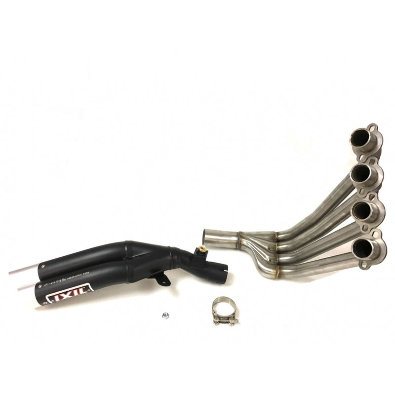 Honda Cb 650 R Neo Sports Cafe [IXIL] - Hyperlow Komplettanlage  Edelstahl schwarz / Aluminium poliert - XH6356XB