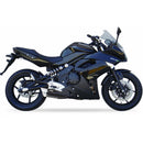 Kawasaki Er 6 F [IXIL] - Hyperlow Endtopf Edelstahl schwarz / Endkappe Aluminium - XK7351XB