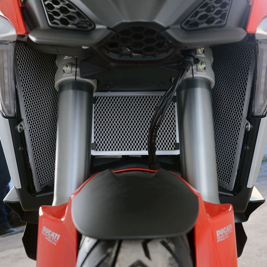 Ducati Multistrada V4 [2021-2024] - Radiator guard red - Ducati Multistrada V4S