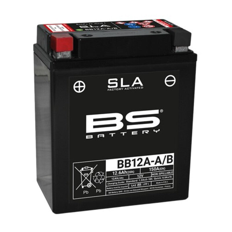 Kawasaki Z 550 [BS BATTERY] - SLA Batterie wartungsfrei werkseitig aktiviert - BB12A-A/B FA