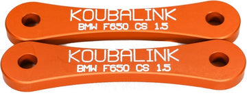 Bmw F 650 Cs Scarver [KOUBALINK] - Lowering kit (38.1 mm) Orange - BMW F650CS
