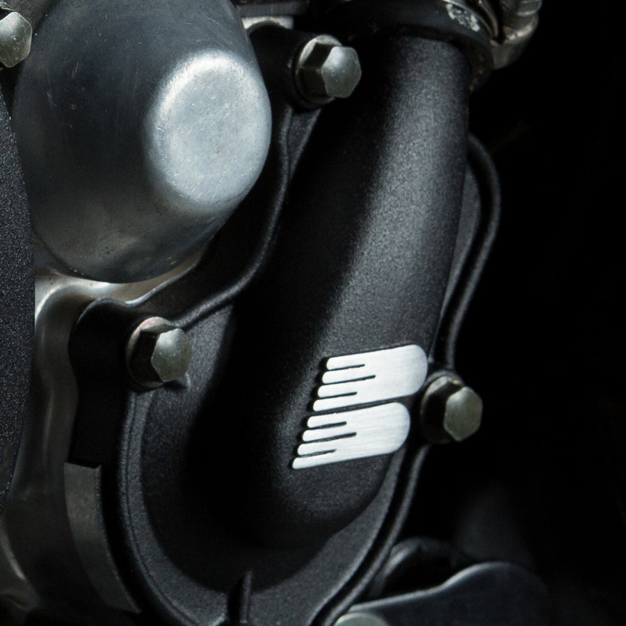 KAWASAKI KX 450 [2024-2026] - Supercooler Kit - Wasserpumpenabdeckung Schwarz mit Laufrad