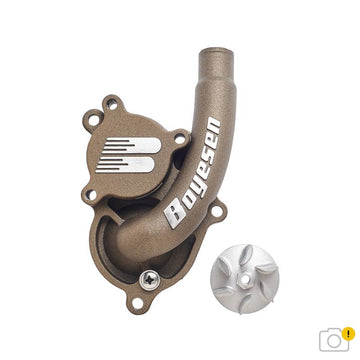 YAMAHA WR 450 F [2024-2027] - SuperCooler Wasserpumpendeckel + Impeller-Kit - Magnesium
