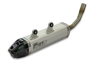 Sherco 250 SE-R Factory [2019-2023] - Carby silencer white aluminum/carbon end cap