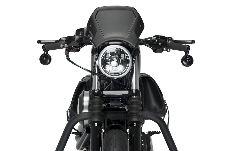 HARLEY DAVIDSON SPORTSTER 883 IRON XL883N [2012] - ALU-Frontplatte | Schwarz | PUIG 1352N
