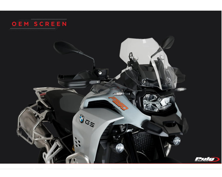 BMW F 750 GS [2024] – Adjustable screen – Transparent