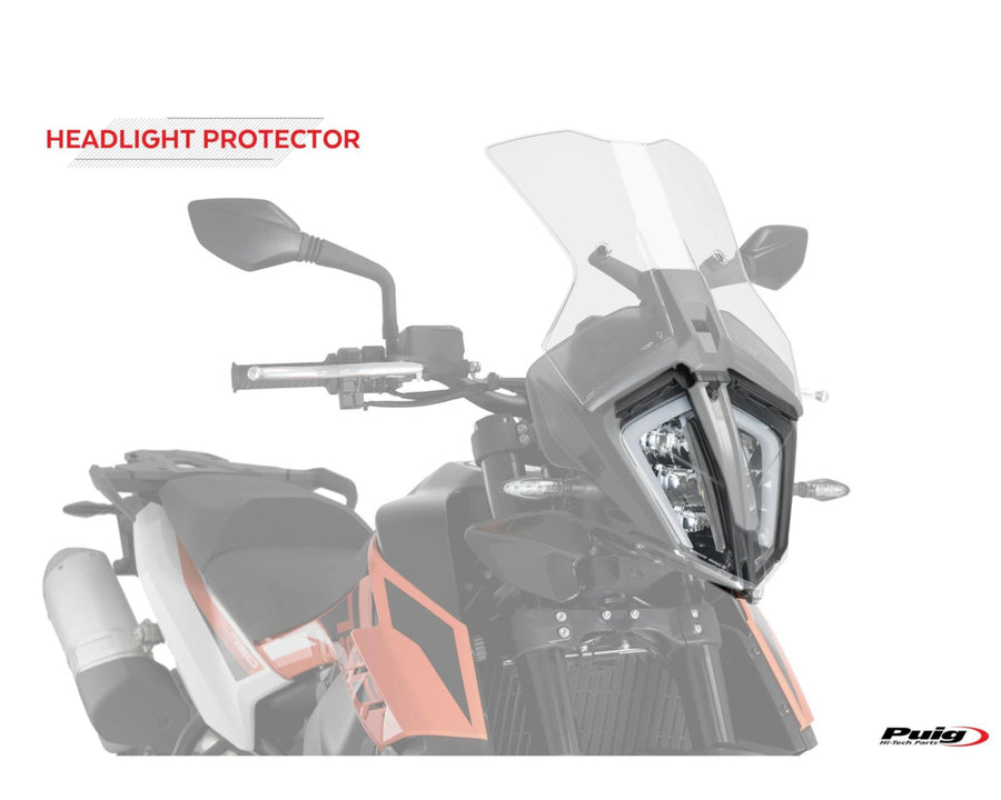 KTM 390 ADVENTURE SW [2024] – Scheinwerferschutz – Transparent
