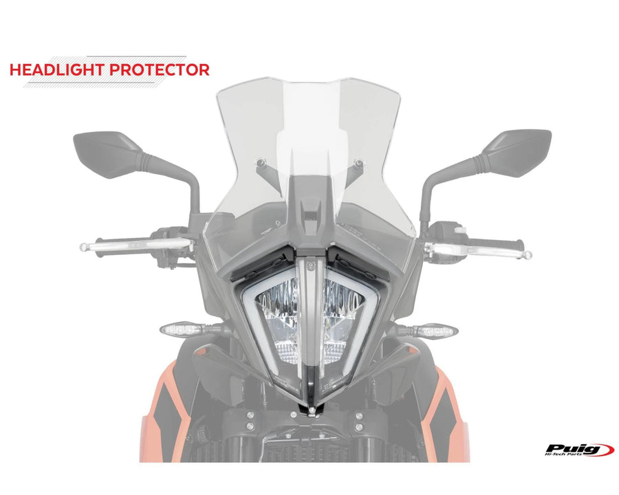 KTM 390 ADVENTURE SW [2024] – Scheinwerferschutz – Transparent