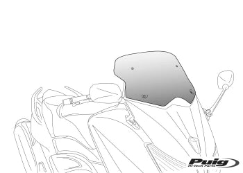 YAMAHA YP 250 R X-MAX ABS [2016] – Windshield V-Tech Line Touring