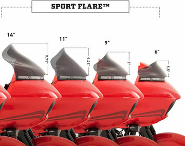 harley davidson fltruse [KLOCK WERKS] – Sport Flare™ Windschild - 0