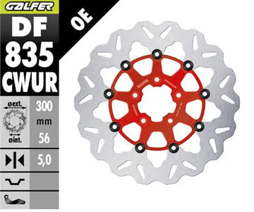 Harley-Davidson Xl 1200 Xs Forty Eight Special [2020] - Floating Wave Brake Disc - Surface: Red, Silver, Stainless Steel - Image 1