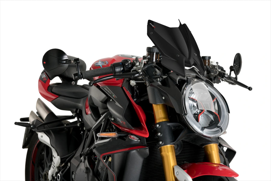 TRIUMPH BONNEVILLE T 120 BLACK [2025] - New Generation Sport Windschild | Schwarz | PUIG 20680N