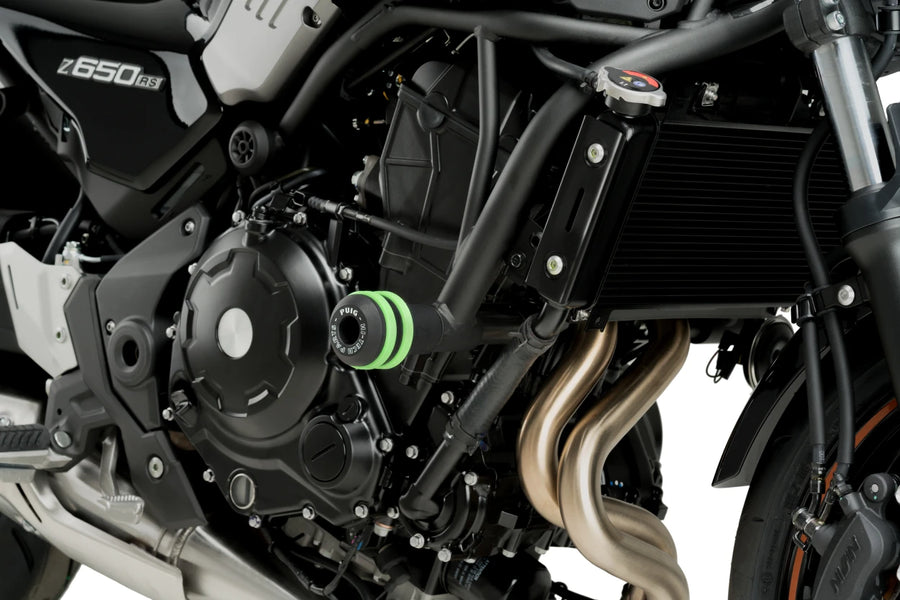 KAWASAKI Z 650 RS [2025] – Rahmen Sturzpads Vintage 2.0 – Schwarz