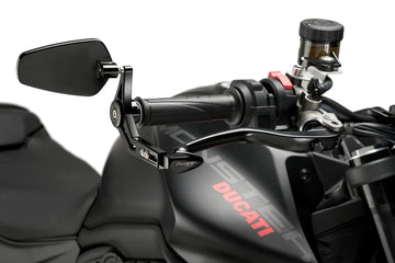 KTM RC 390 [2025] – Bemshebelschutz mit Ruckspiegel Pro – Schwarz - 0