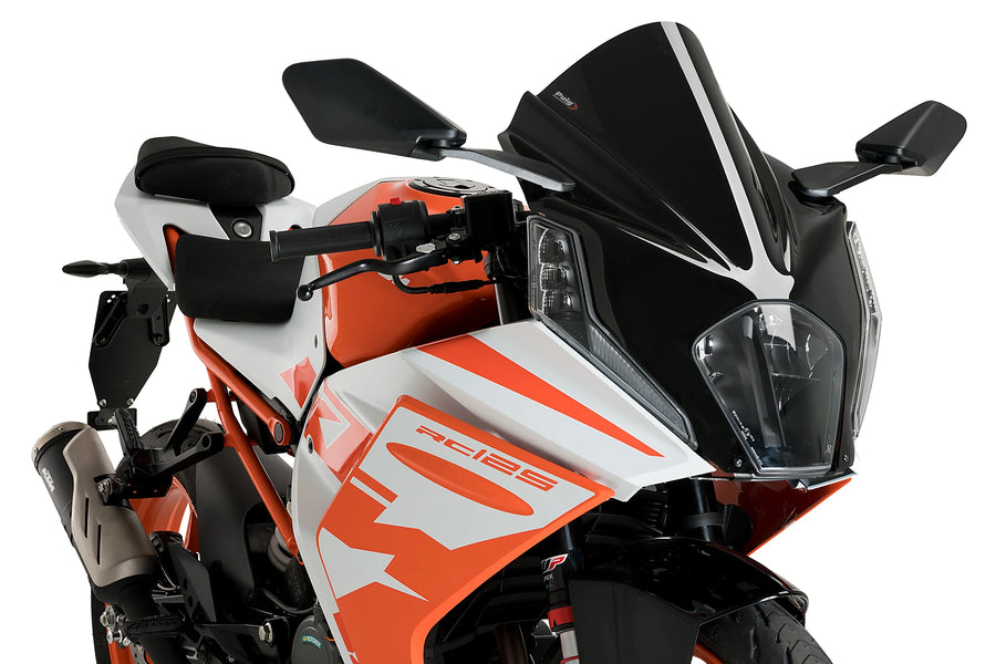 KTM RC 390 [2025] - PUIG Z-Racing screen | Black | PUIG 21476N
